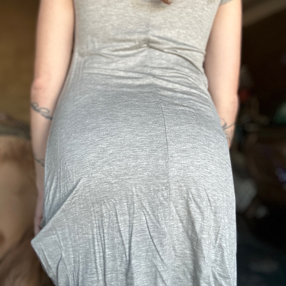 Sexy Simple Black & Grey Mini Dress Simple - Picture 11 of 16